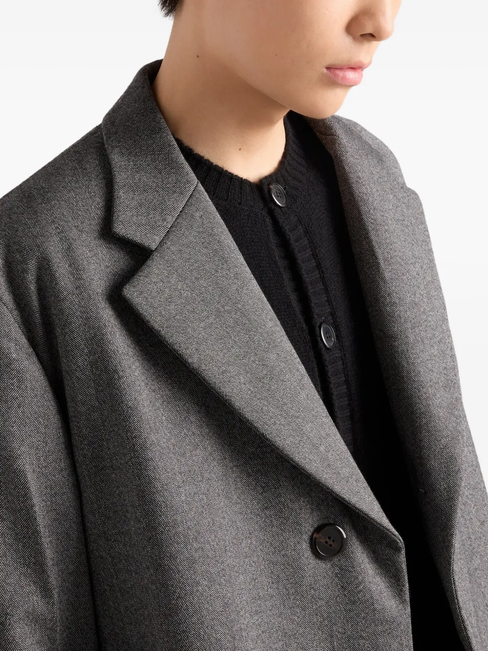 Prada Kasjmier vest Zwart