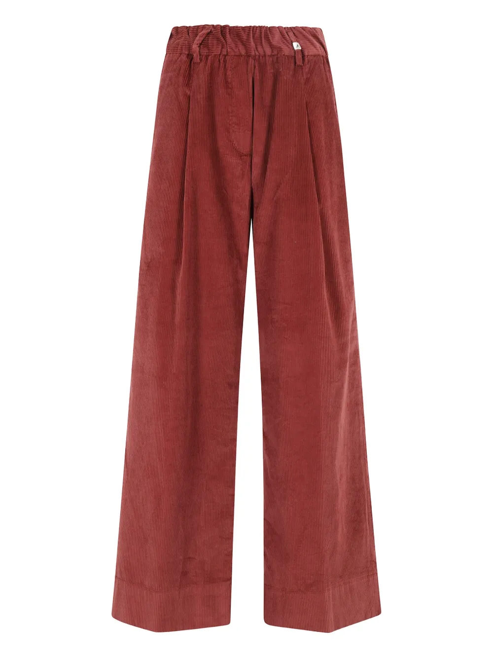 Myths ribbed velvet trousers | Red | Image 1