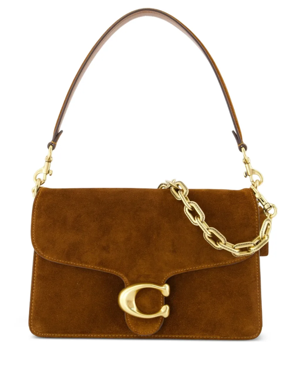 Coach Tabby leather shoulder bag - Marrone