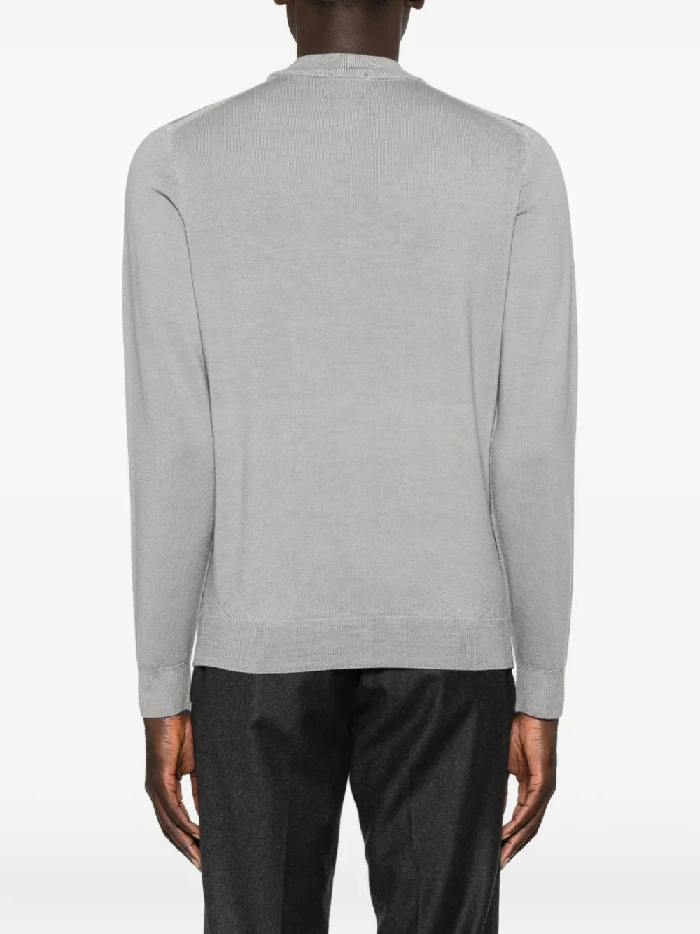 Drumohr High-neck Sweater In Gray