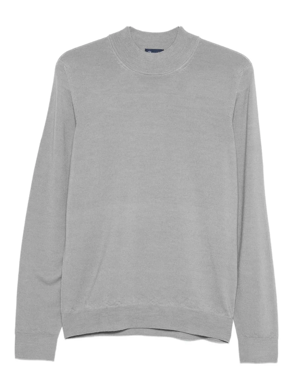 Drumohr High-neck Sweater In Gray