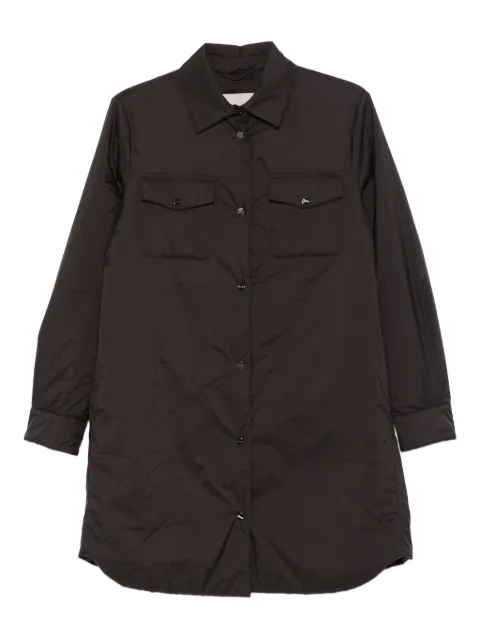 Herno button-down flap-pocket shirt coat