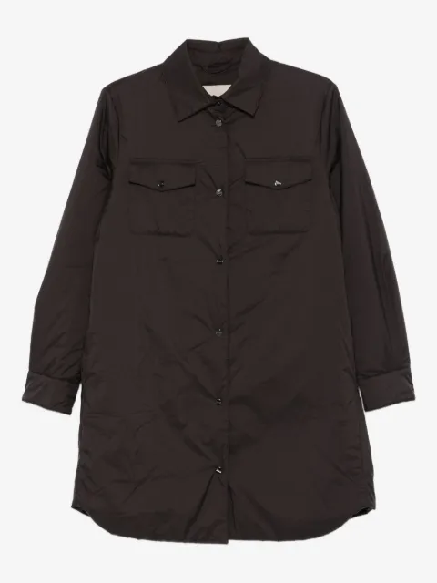 Herno button-down flap-pocket shirt coat