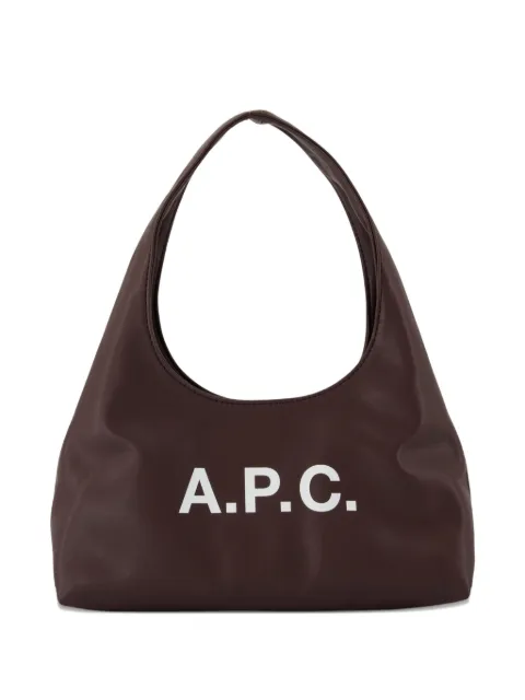 A.P.C. logo-plaque shoulder bag