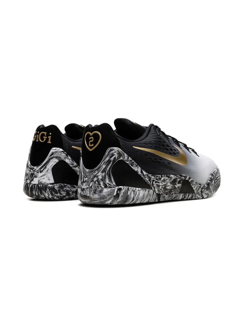 Nike Kids Kobe IX sneakers met marmer-effect Zwart