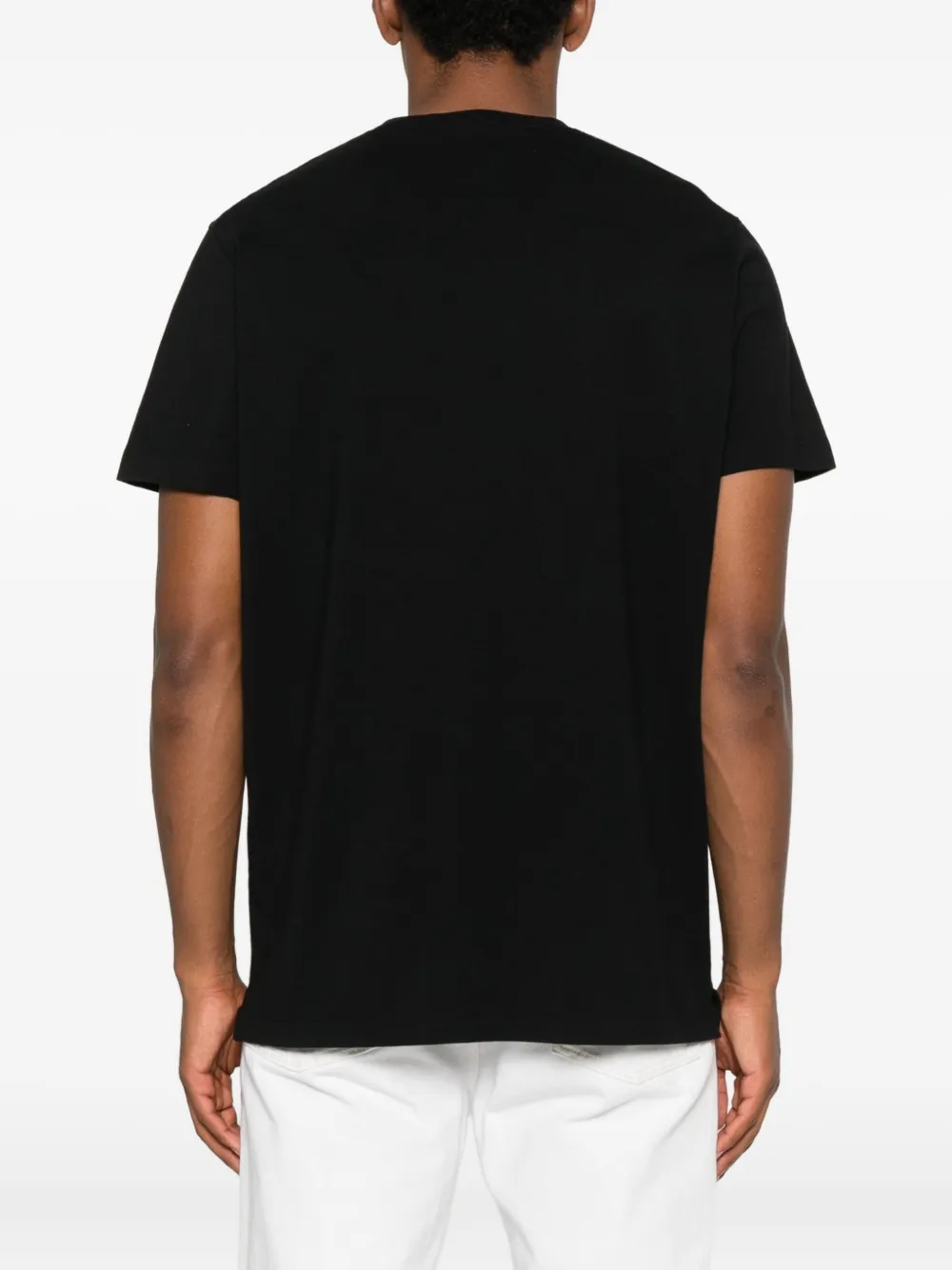 Dsquared2 Ducati X D2 Black T-shirt With Logo On The Front In Cotton Man In Black
