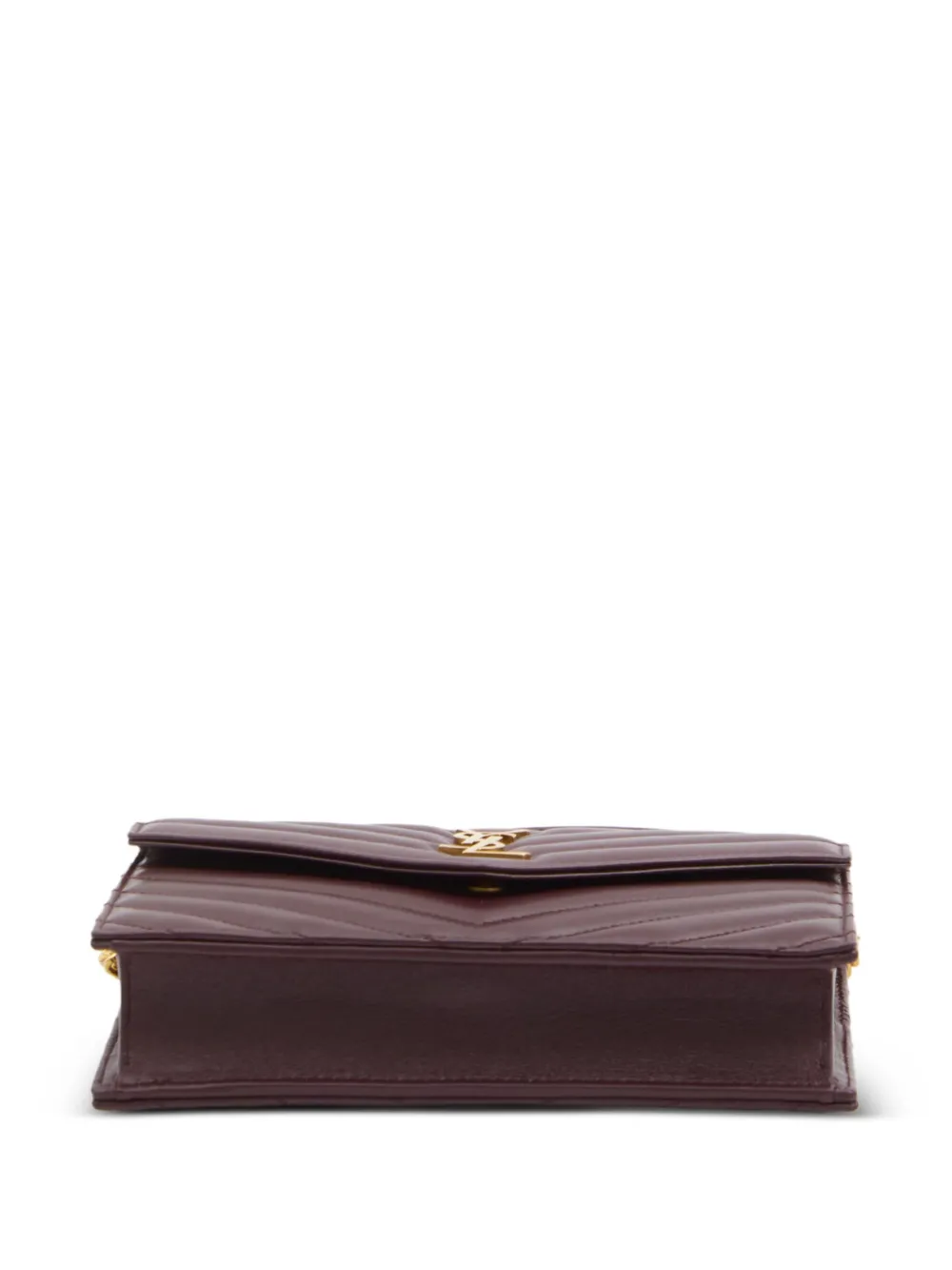 Saint Laurent mini Envelope Cassandre clutch bag 6195|BORDEAUX