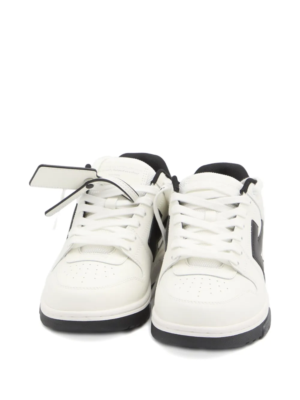 Off-white Out Of Office Arrow-logo Leather Sneakers In White