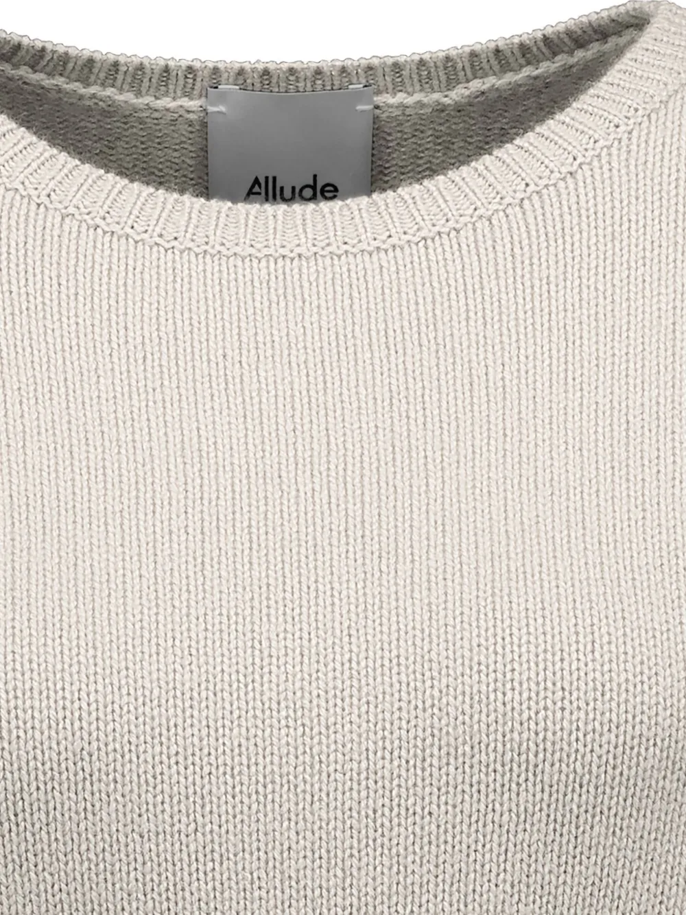 Allude Sweater met ronde hals Grijs