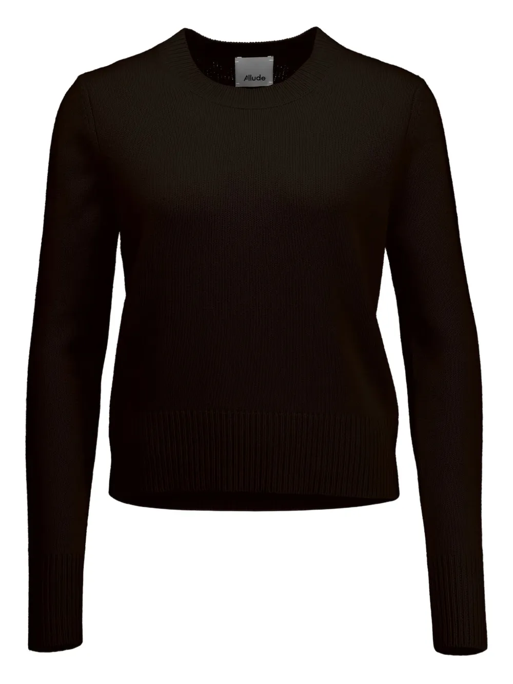 Allude crew-neck sweater | Black | Image 1