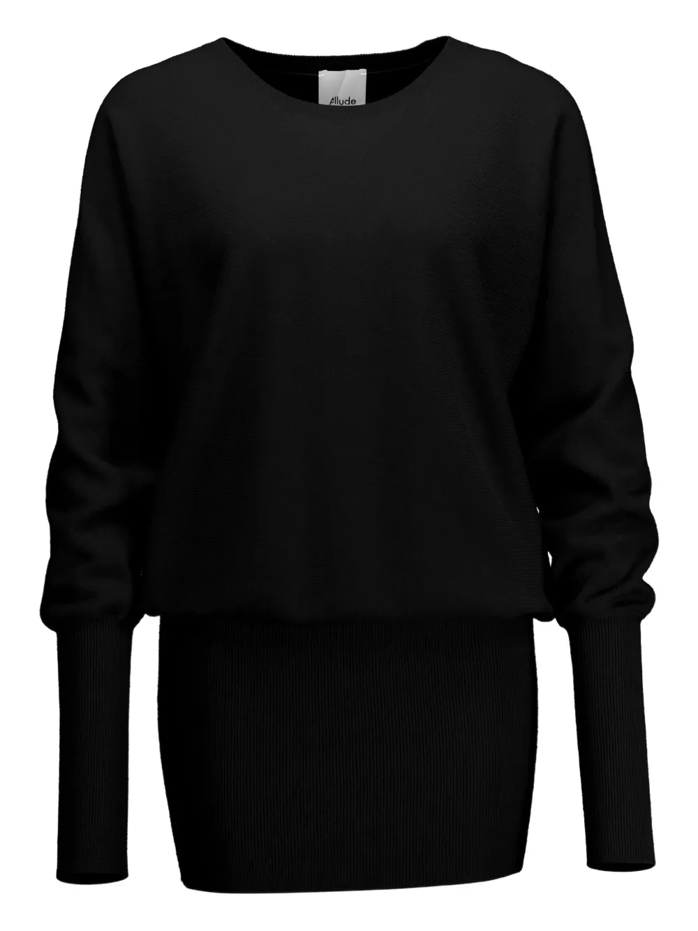 Allude round-neck sweater | Black | Image 1