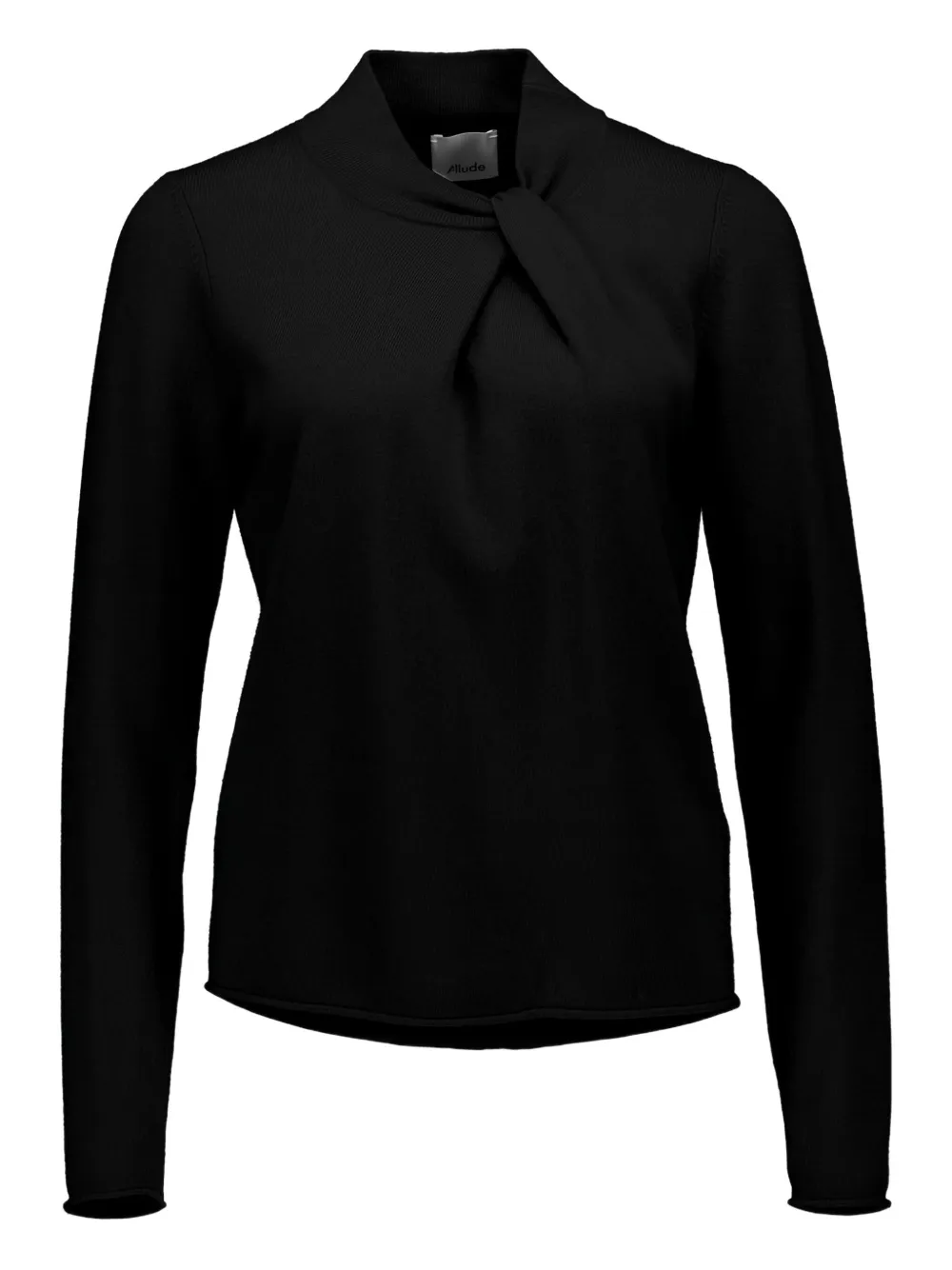 Allude twist-detail sweater | Black | Image 1