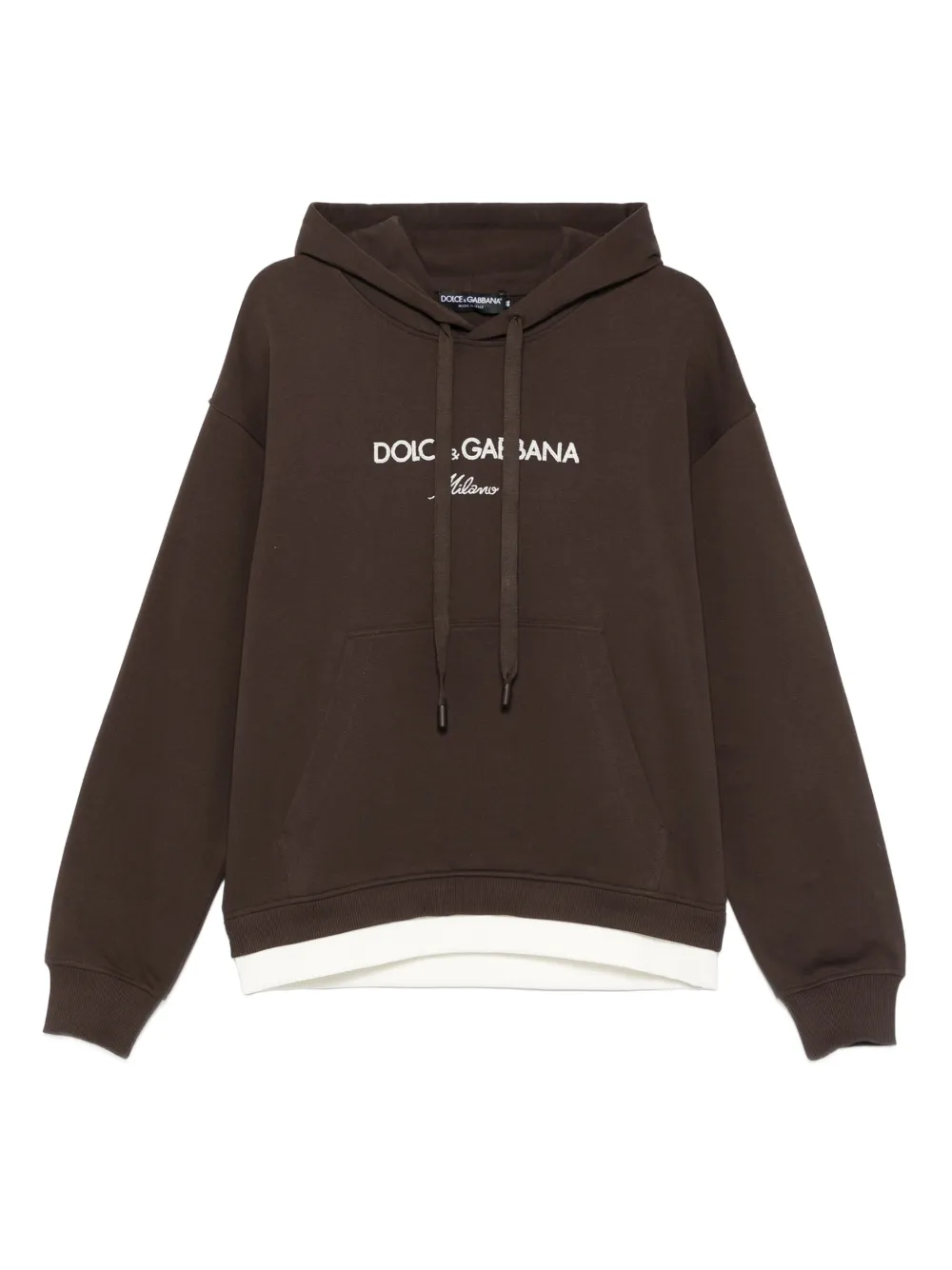 Dolce & Gabbana embroidered hoodie | Brown | Image 1