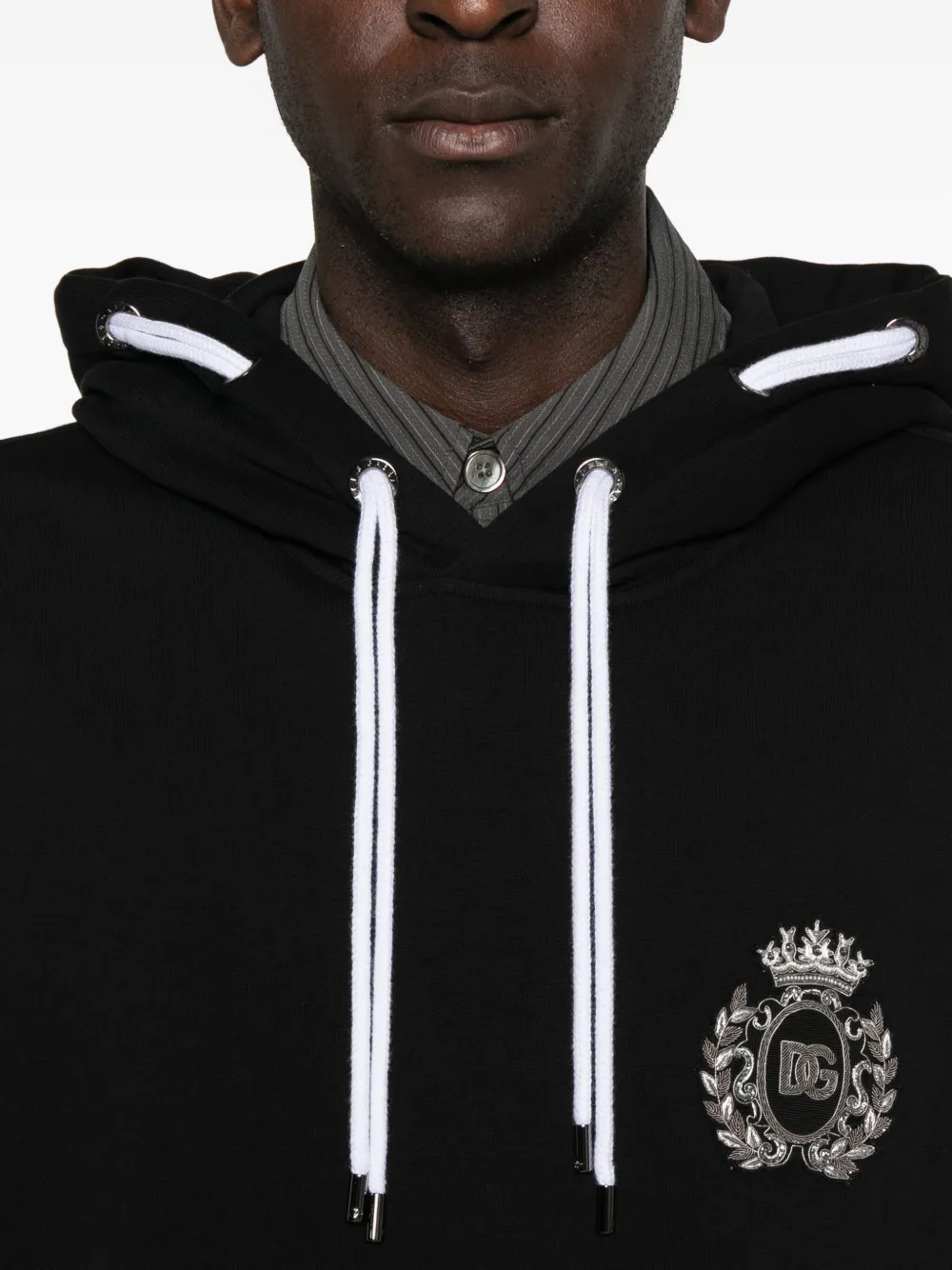 Dolce & Gabbana エンブロイダリー パーカー | ブラック