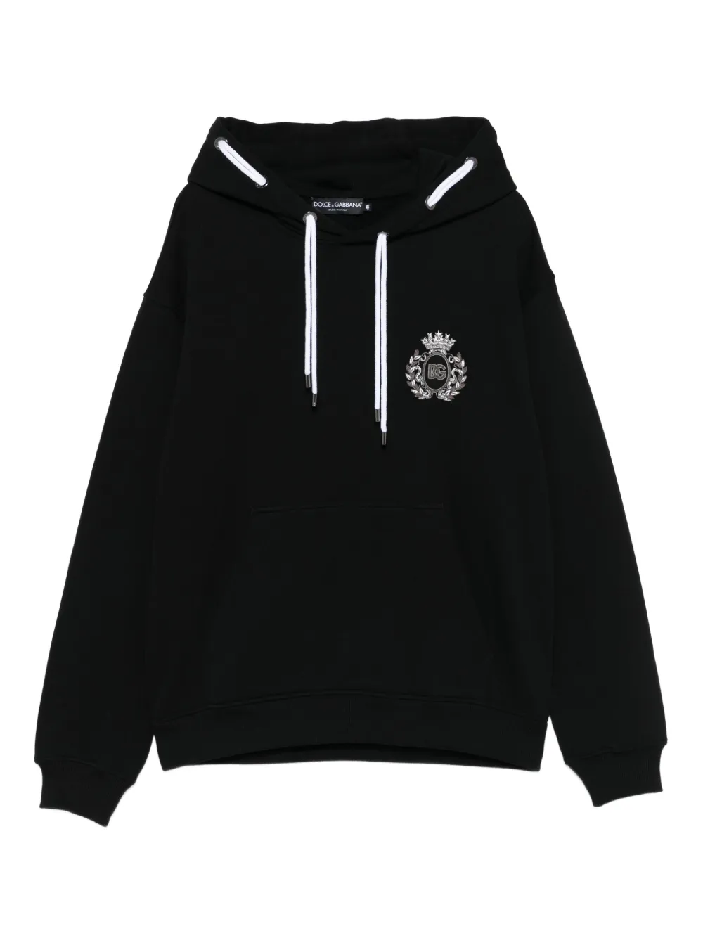 Dolce & Gabbana embroidered hoodie | Black | Image 1