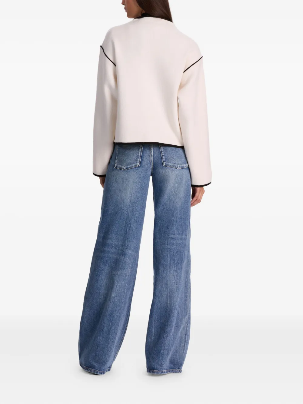 Alice And Olivia Pearson Jacket In Neutral