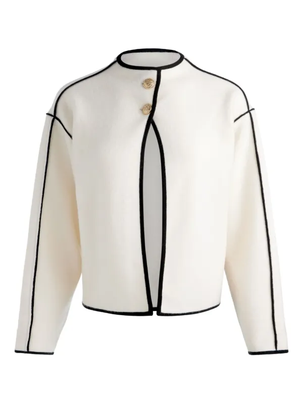 美品 Alice＋Olivia レザージャケット Ｓ Alice + Olivia Pearson ジャケット | ホワイト | FARFETCH JP