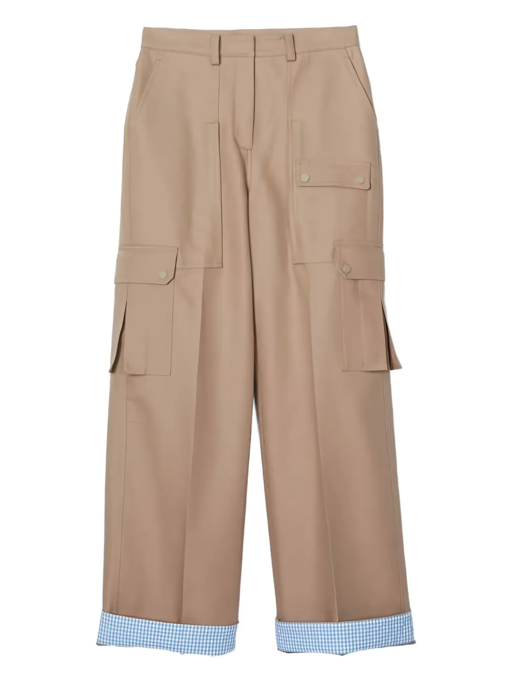 3.1 Phillip Lim Cargo-pocket Cuffed Trousers In Brown