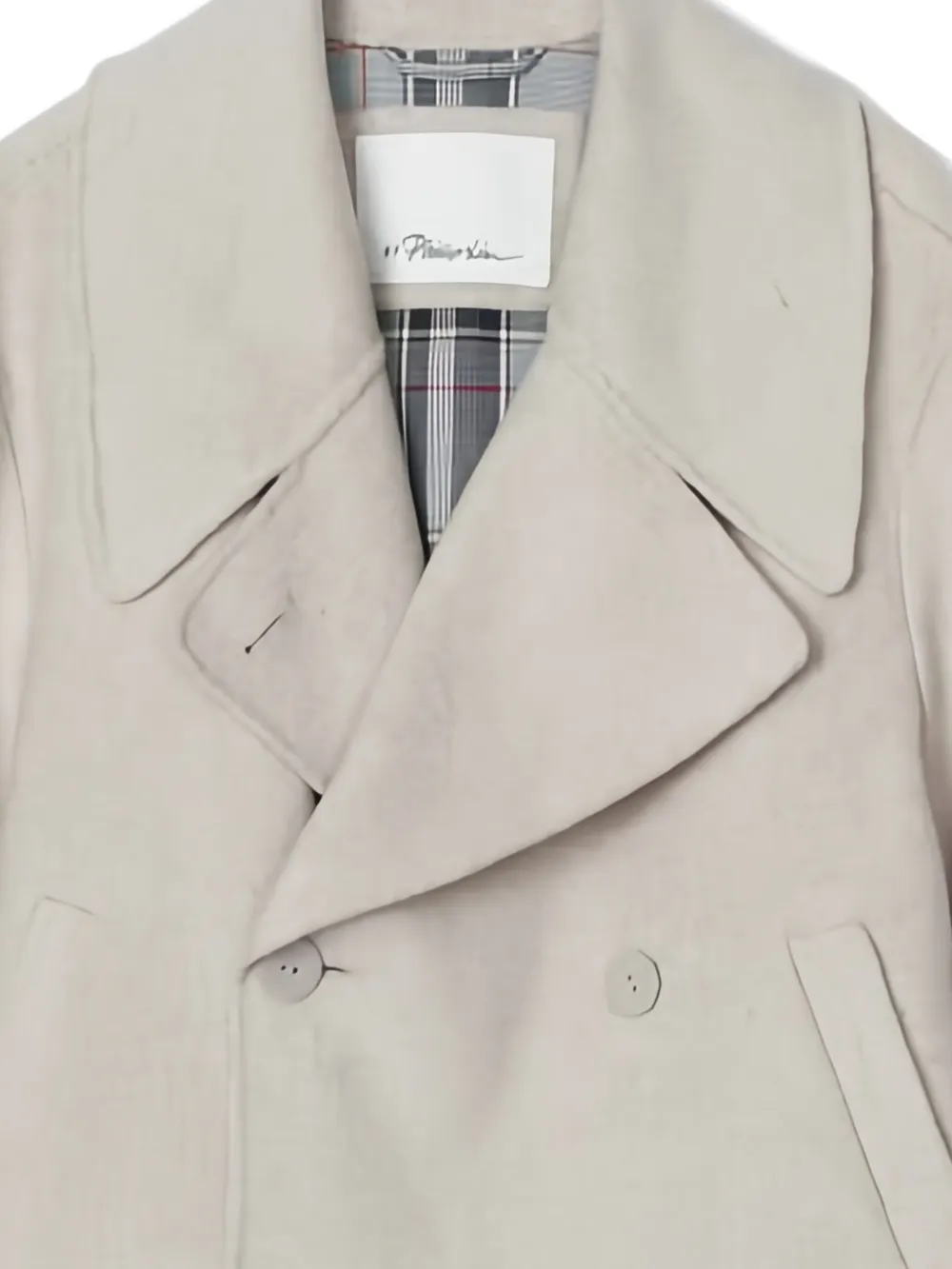 3.1 Phillip Lim double-breasted plaid-cuff jacket | Fitted Jackets | Image 2