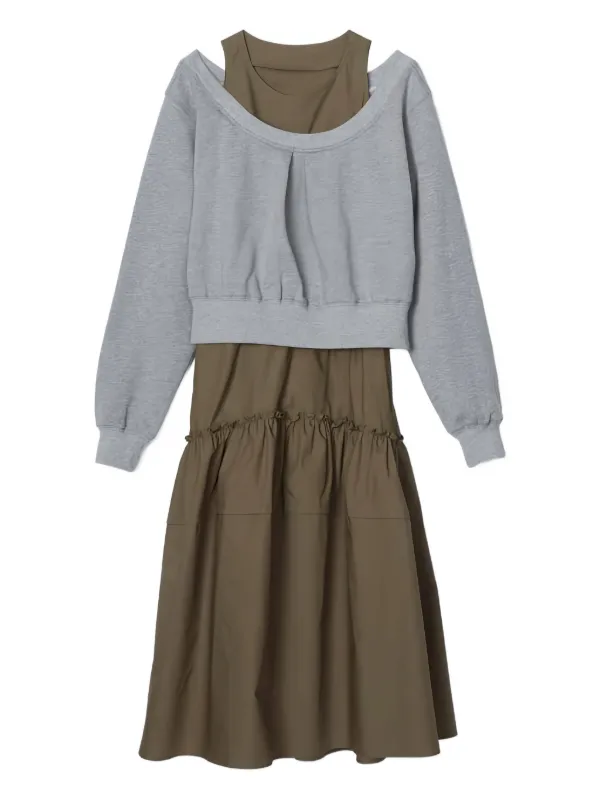 philip lim green dress Ladybug Poplin Midi Dress – 3.1 Phillip Lim main image 1