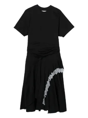 3.1 Phillip Lim スウェットパネル ワンピース | ブラック | FARFETCH JP