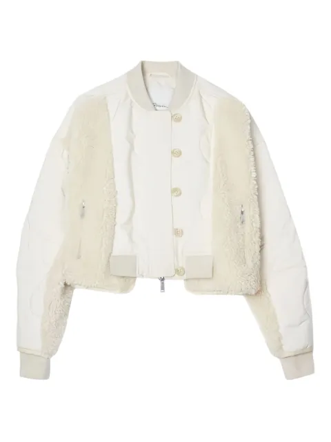 3.1 Phillip Lim quilted teddy-panelled jacket