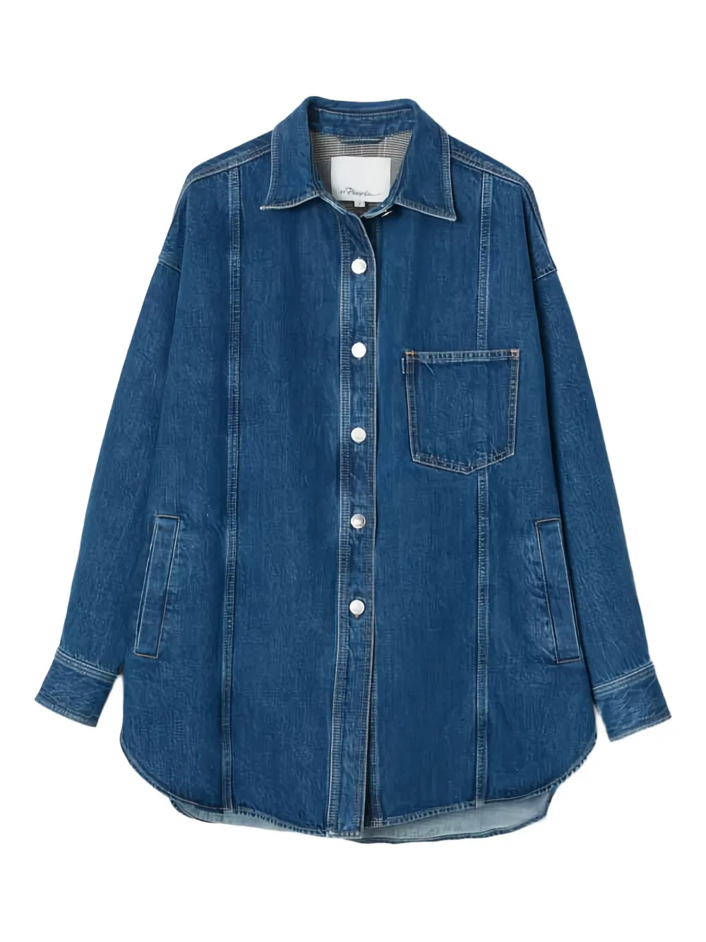 3.1 Phillip Lim Denim Shirt Jacket In Blue