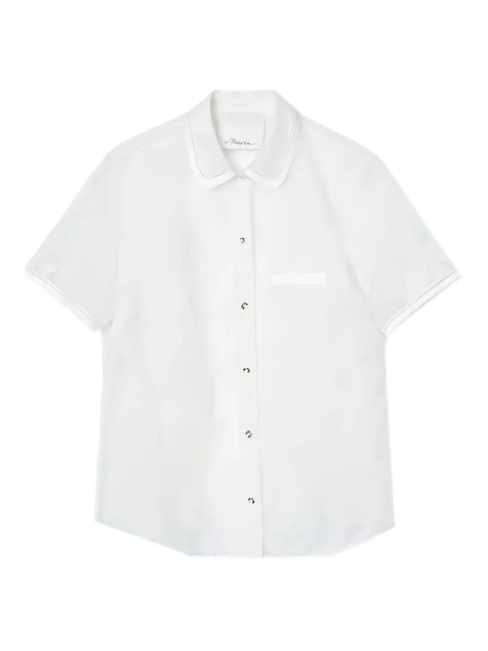 3.1 Phillip Lim Hemd mit Blumenmuster - Weiß