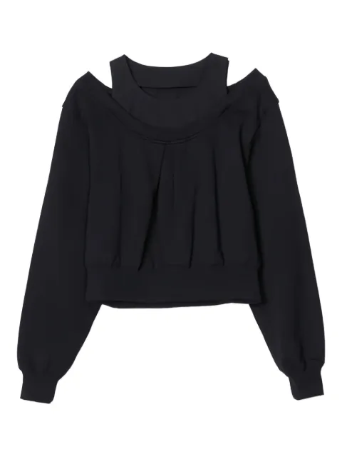 3.1 Phillip Lim cut-out long-sleeve sweatshirt