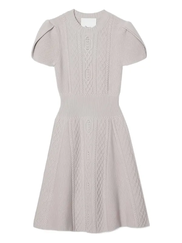 a line knitted dress MARYLING A-Line Knitted Dress Black / 36