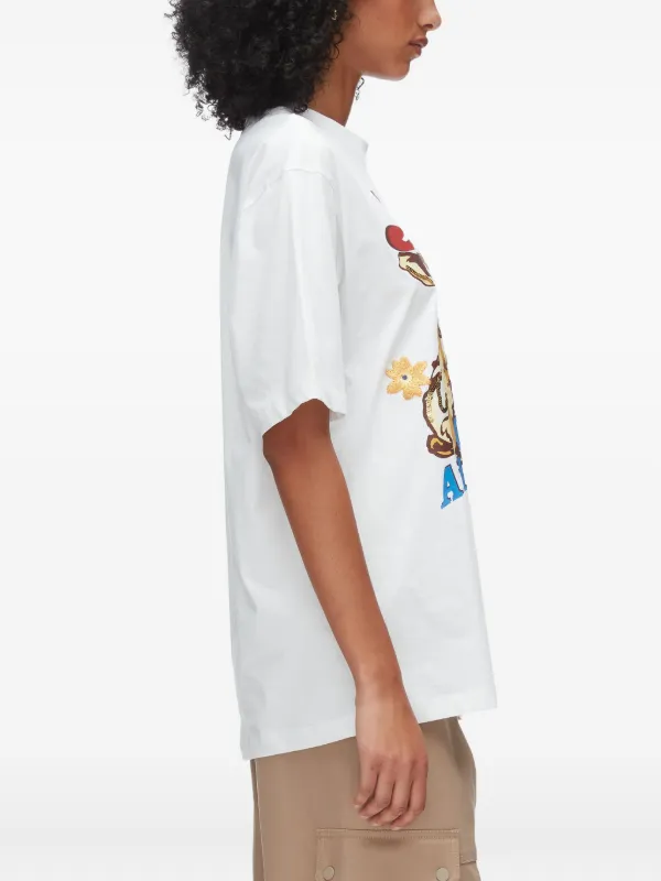 3.1 Phillip Lim フローラル Tシャツ | ホワイト | FARFETCH JP