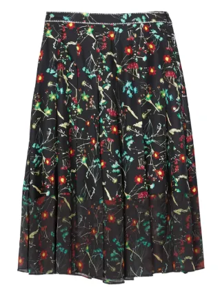 3.1 Phillip Lim Bliss フローラル スカート | ブラック | FARFETCH JP