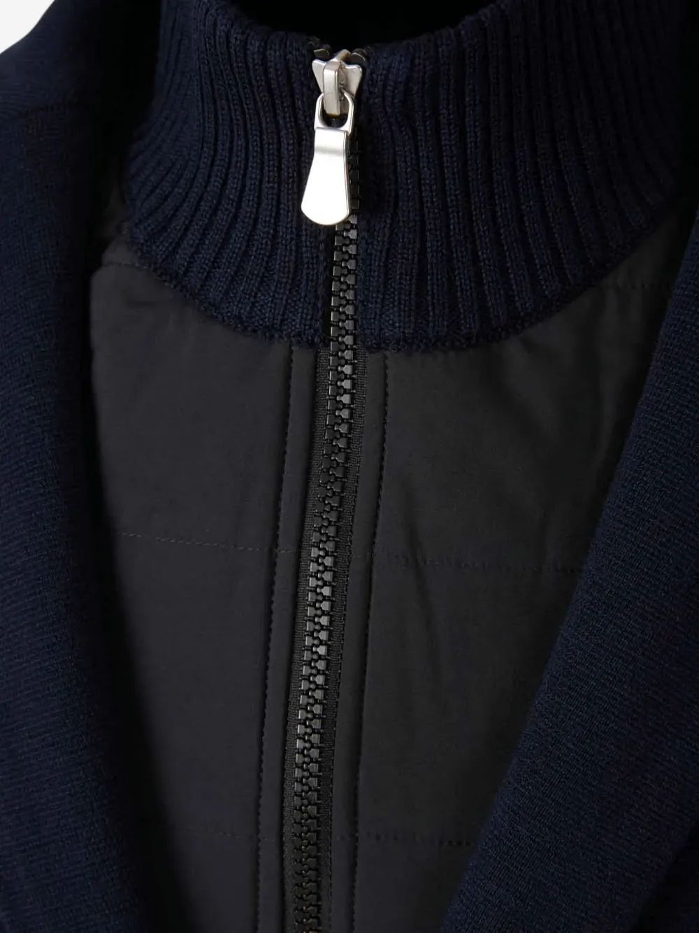 Gran Sasso Gewatteerde blazer met rits Blauw