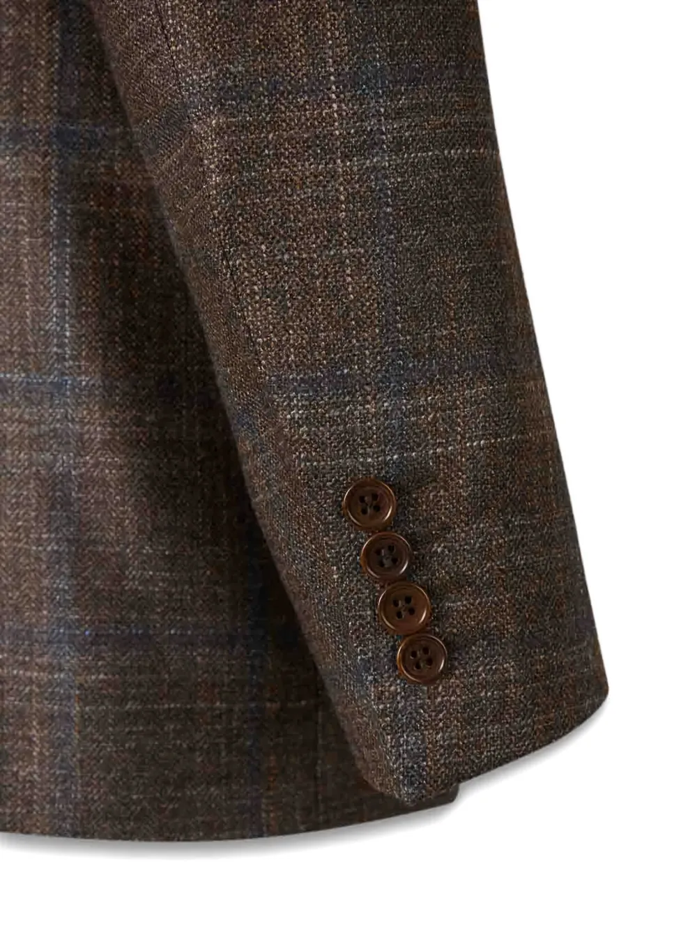 Canali single-breasted checked blazer Bruin