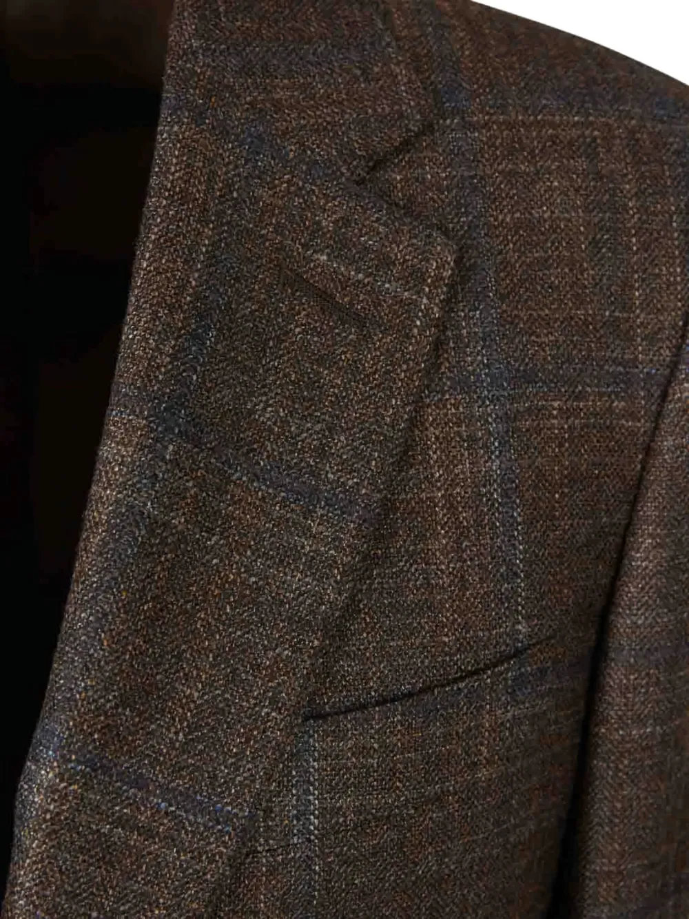 Canali single-breasted checked blazer Bruin
