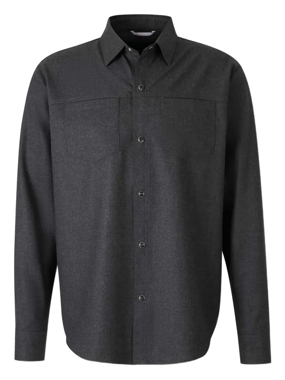 Marco Pescarolo Patch-pocket Button-down Shirt In Black