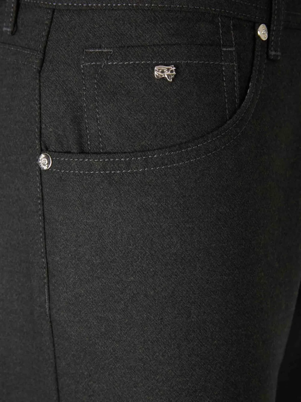 Marco Pescarolo Straight Dress Trousers In Black