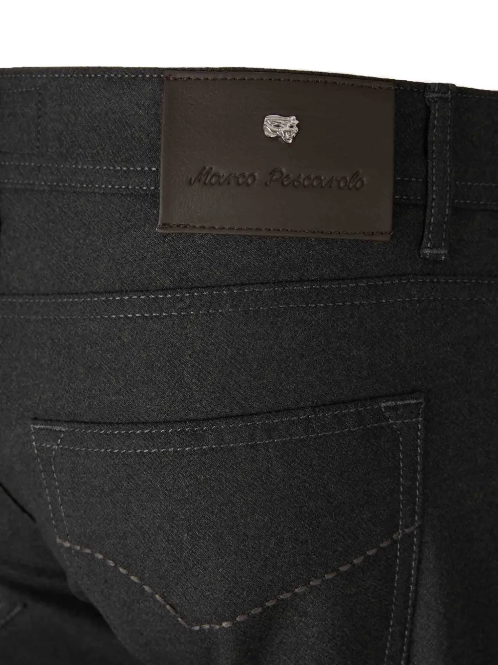Marco Pescarolo Straight Dress Trousers In Black