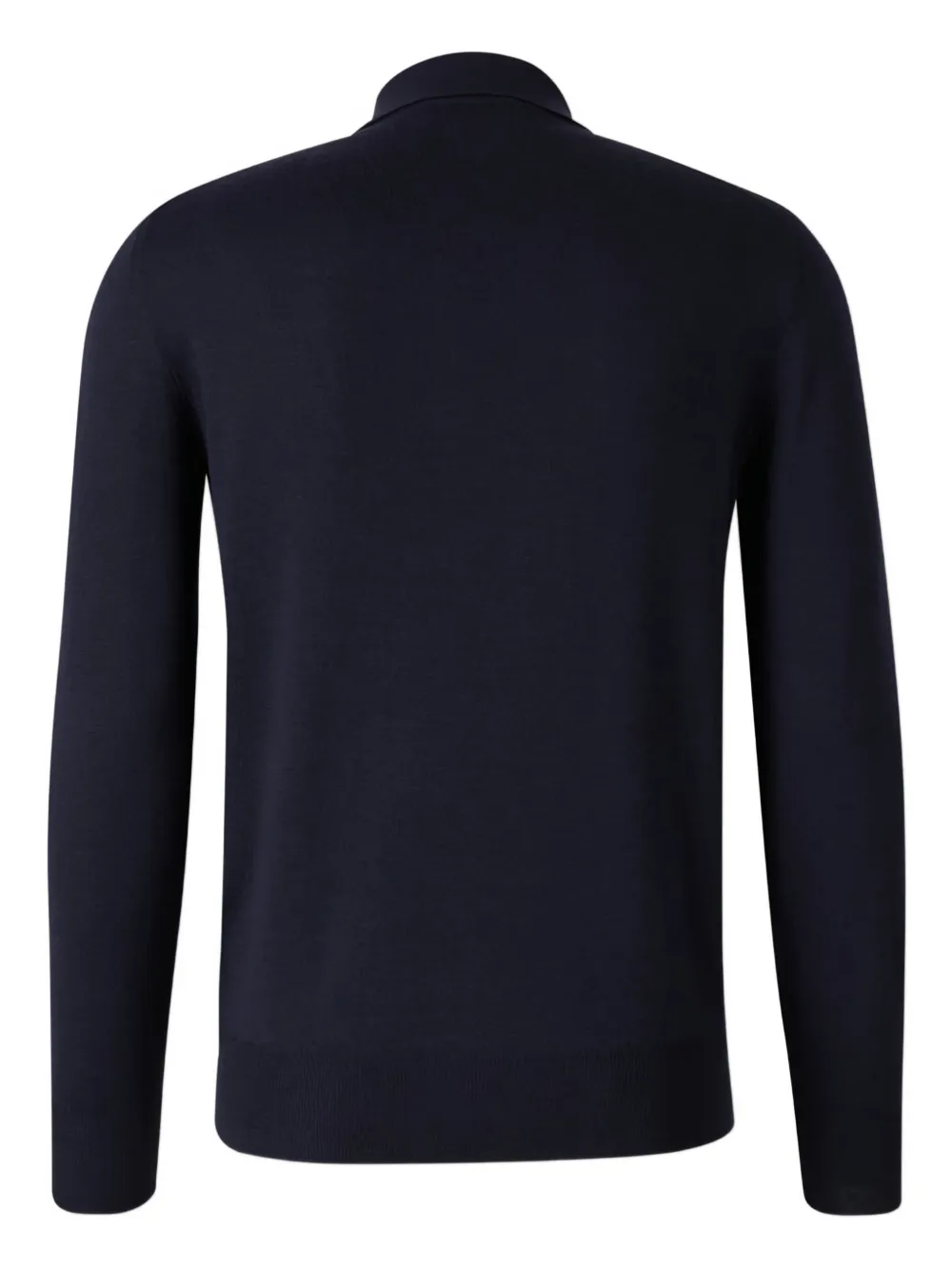 Canali polo-neck long-sleeve sweater - Blauw