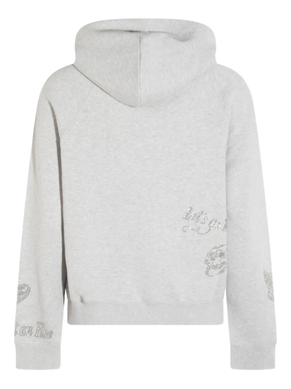 Zadig&Voltaire Hoodie verfraaid met kristallen Grijs