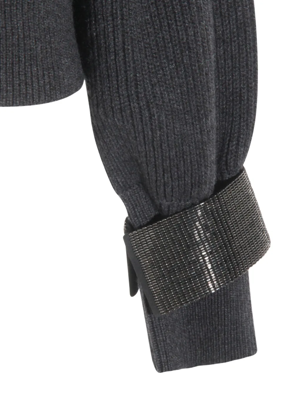 Brunello Cucinelli Verfraaid vest Grijs