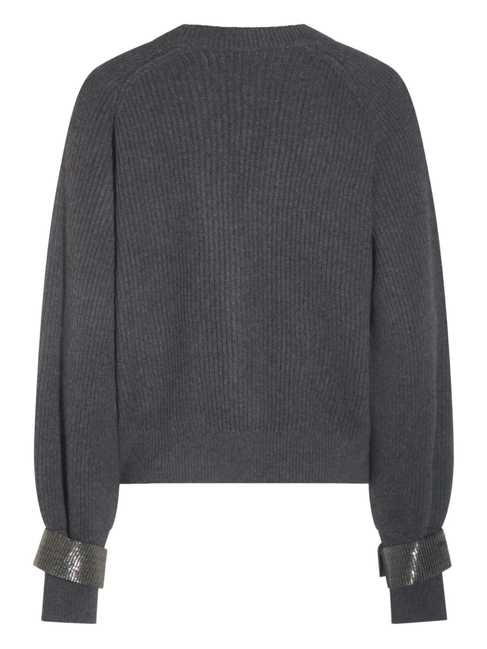 Brunello Cucinelli Verfraaid vest Grijs
