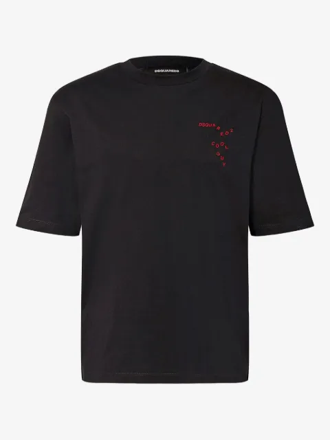 DSQUARED2 playera con cuello redondo