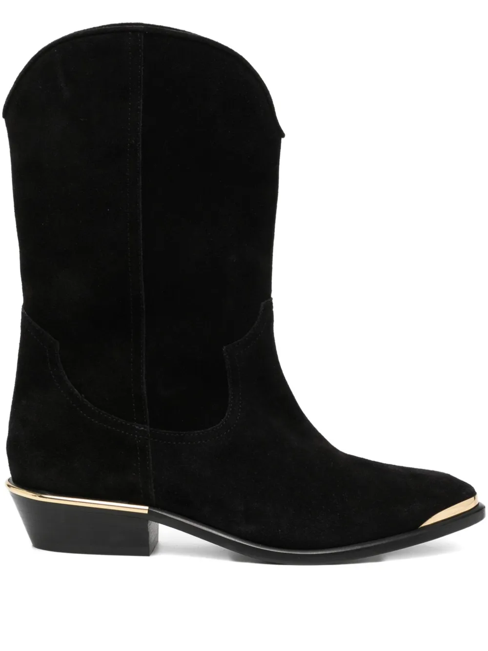 ISABEL MARANT Elbana cowboy boots Black