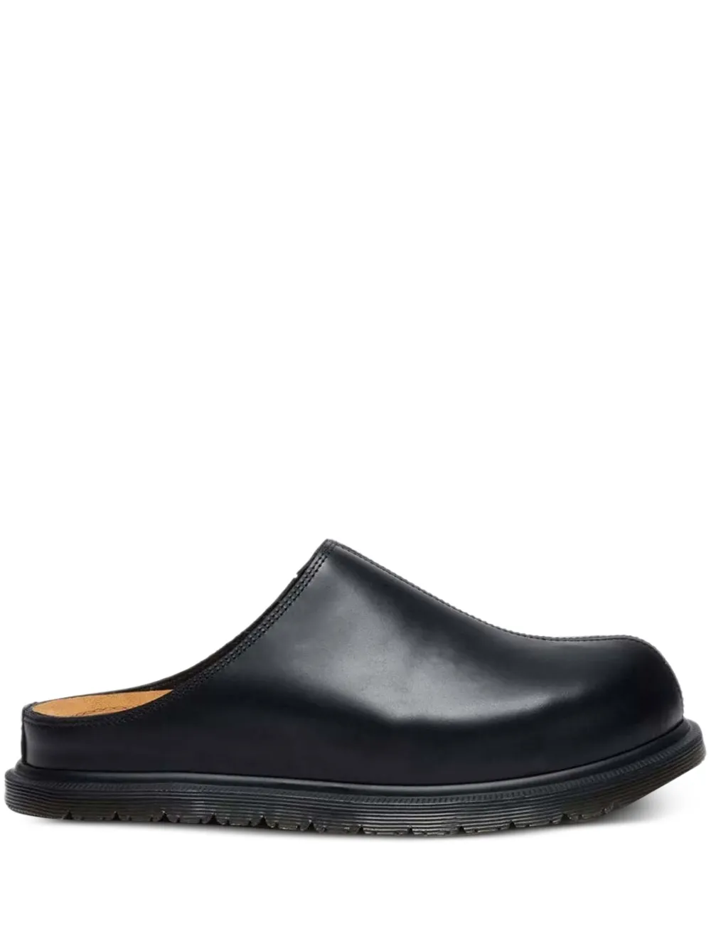 Dr. Martens San leather mules Black