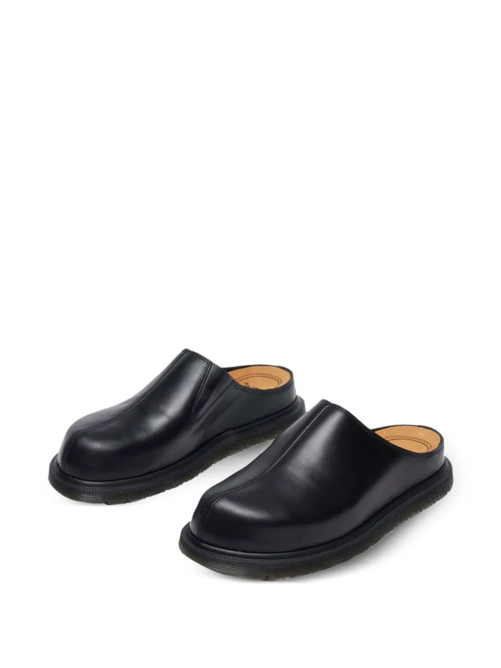 Dr. Martens San leather mules Black