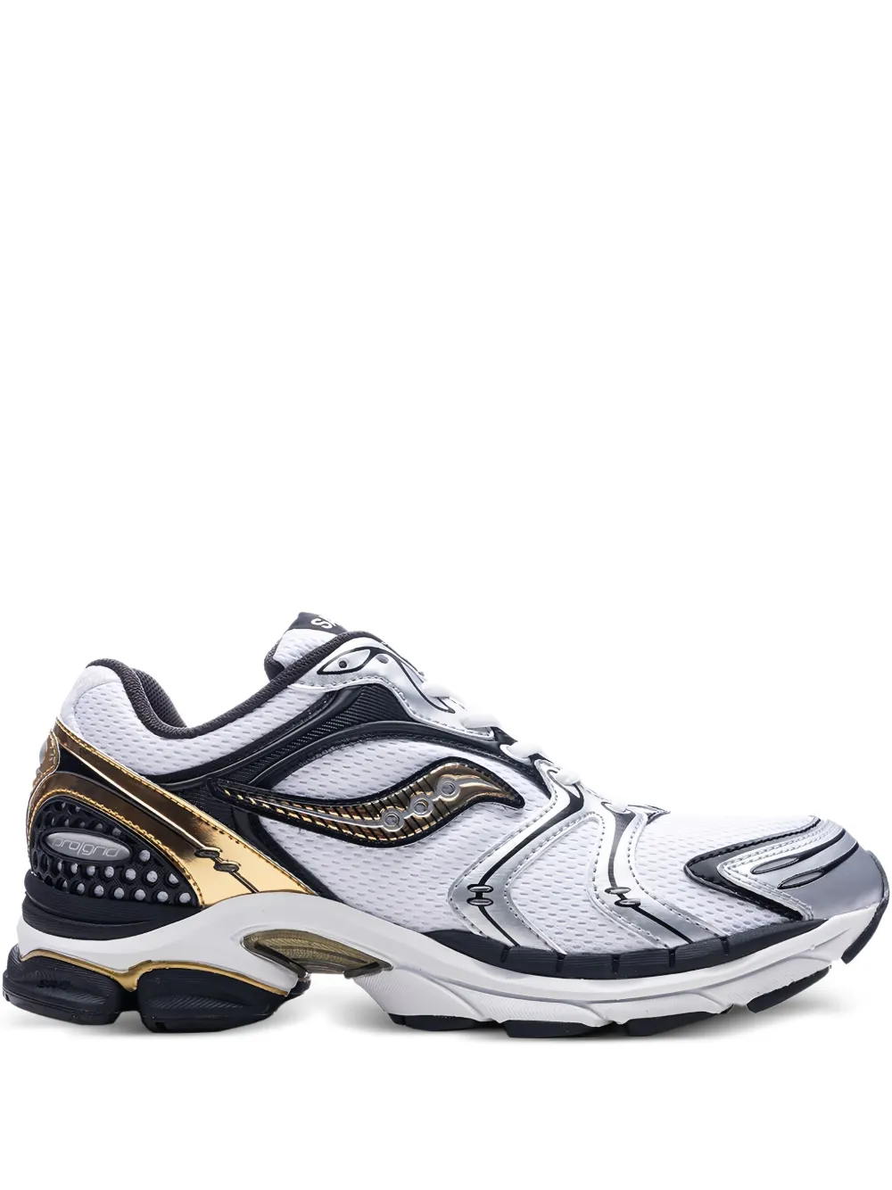 Saucony ProGrid Triumph 4 CS "Gold Chrome" sneakers White