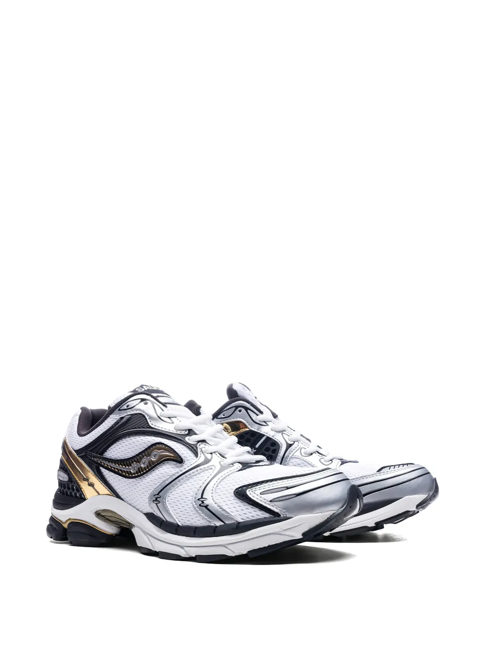 Saucony ProGrid Triumph 4 CS "Gold Chrome" sneakers White