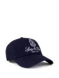 Sporty & Rich embroidered logo baseball hat - Blue