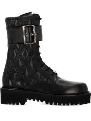 [定価約17万円] VALENTINO GARAVANI コンバットブーツ 中古・古着通販】VALENTINO (ヴァレンティノ) アトリエ